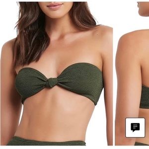 Bond-Eye Sahara Bikini Top in Khaki